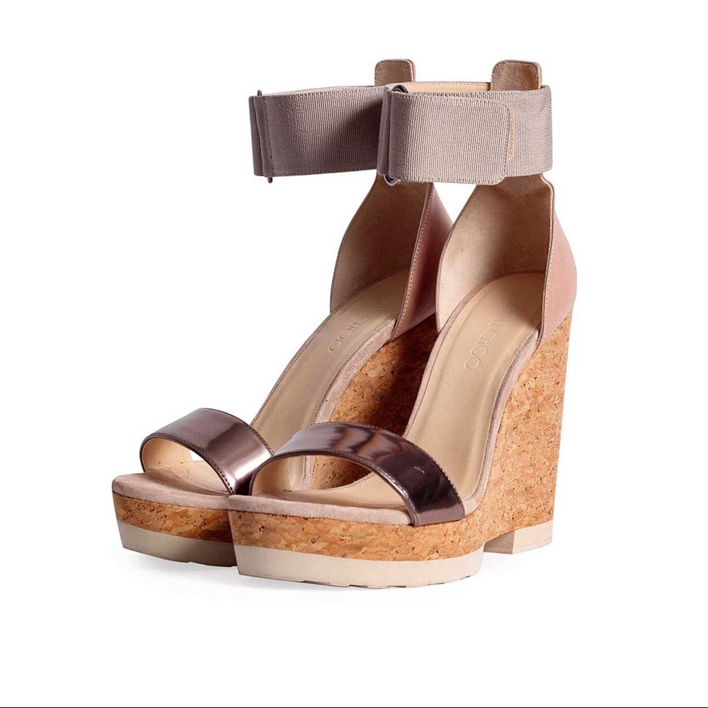 Jimmy Choo Neston Wedge Sandals
